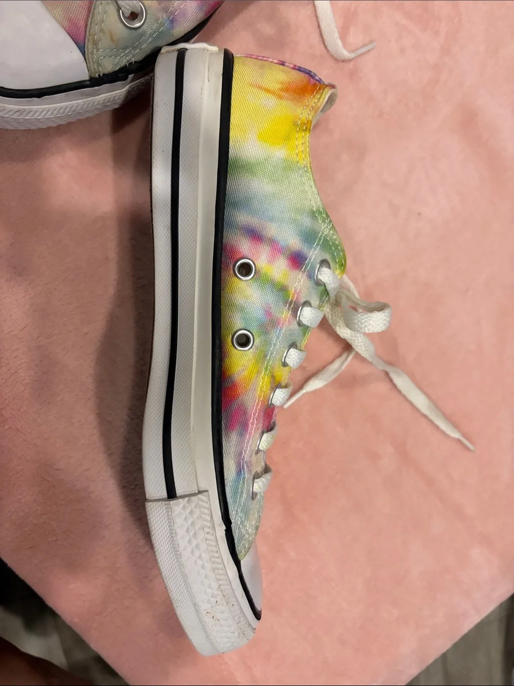 Converse Low Top Sneakers - Pastel Tie-Dye